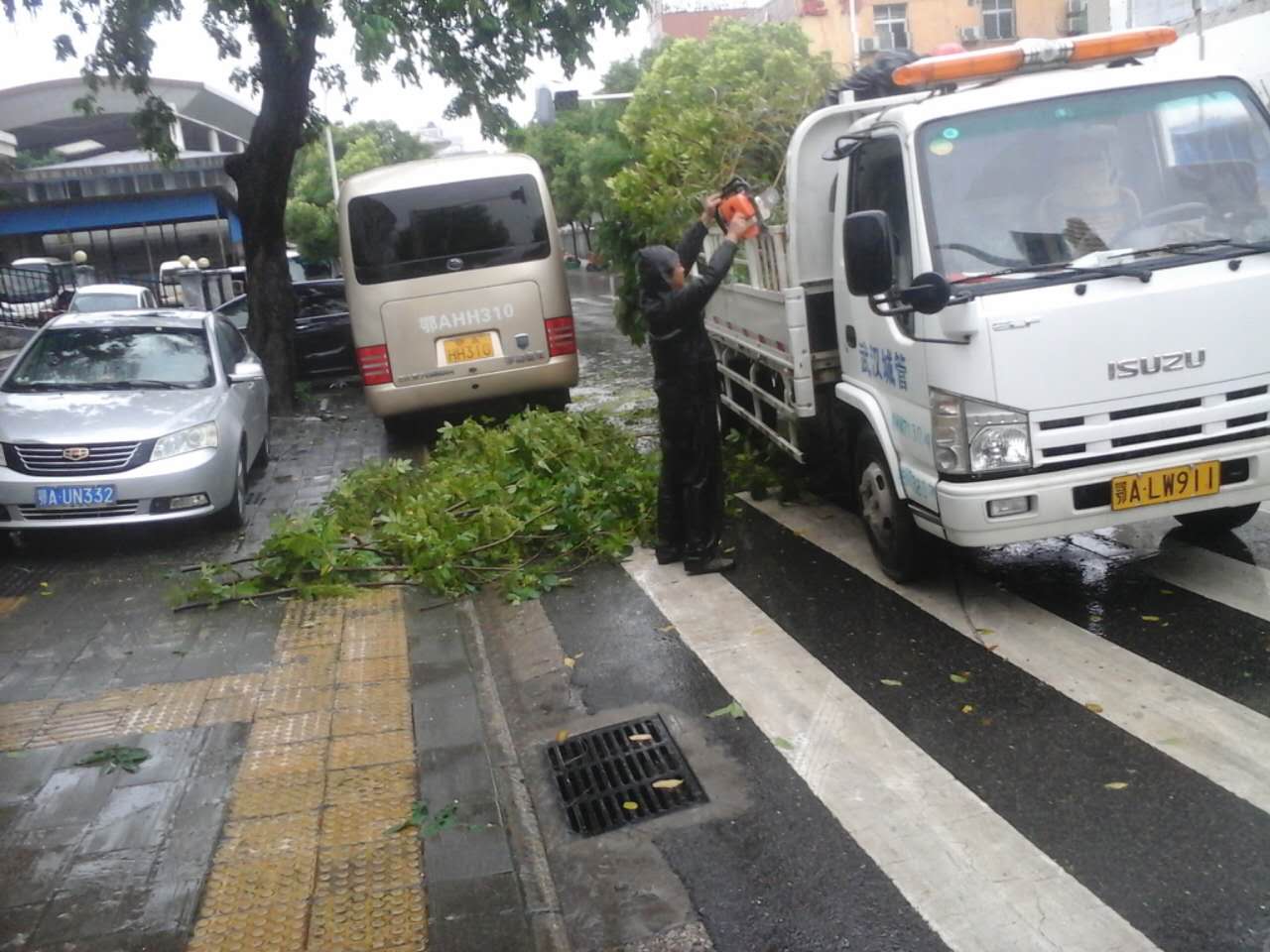 武汉遇雷雨大风天气 武昌区启动恶劣天气紧急应对预案