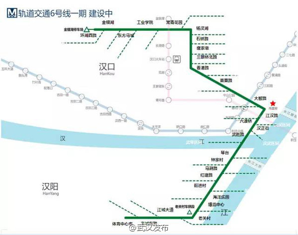 武汉地铁6号线快来了 武汉brt也即将开建东延长线至光谷国际网球